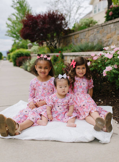 Aura Poplin Dress - Love is Blooming