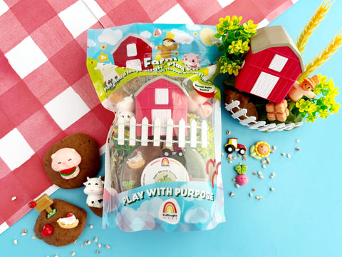 Farm KidDough Play Kit | Green Apple Scented
