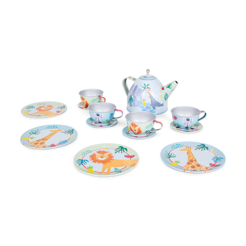 Jungle 14 Piece Tea Set