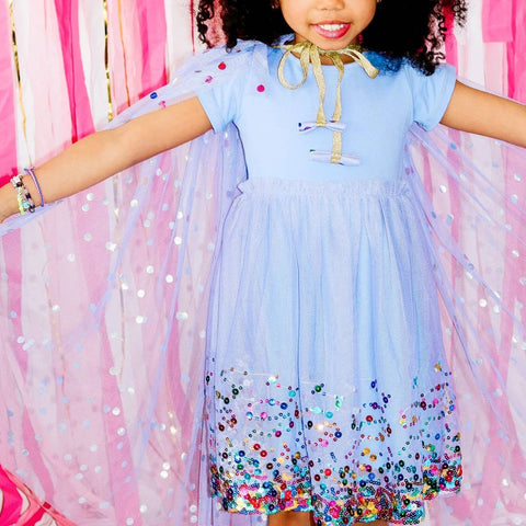 Lavender Confetti Tutu Dress