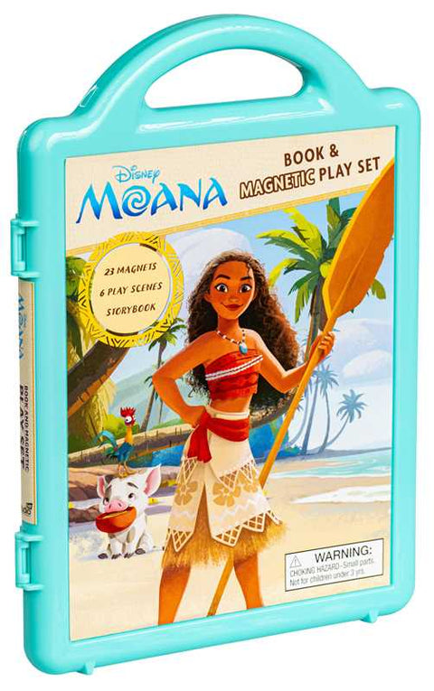 Disney Moana Book & Magnetic Playset