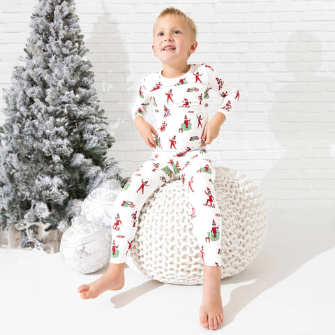 Kids Bamboo Pajama Set - The Elf on the Shelf
