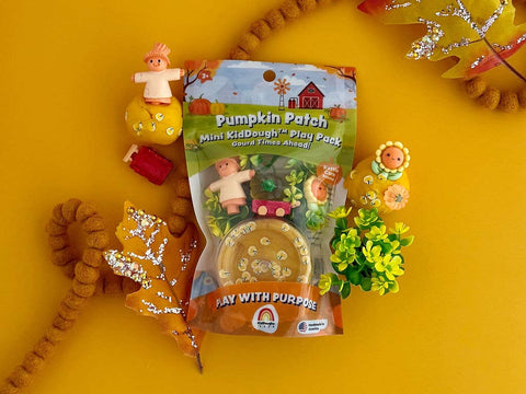 Pumpkin Patch Mini KidDough Play Pack | Kettle Corn Scented