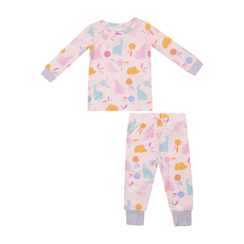 Floral Dinos Loungewear Set - Angel Dear