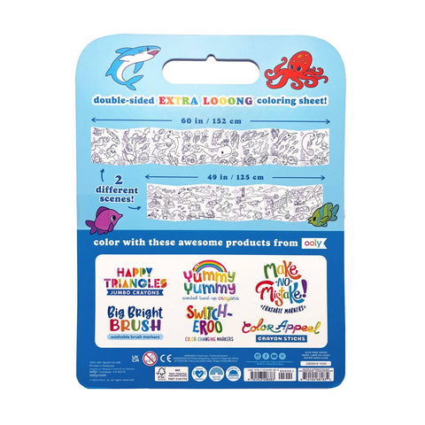 Fold Out Coloring Book - Ocean Adventure - OOLY