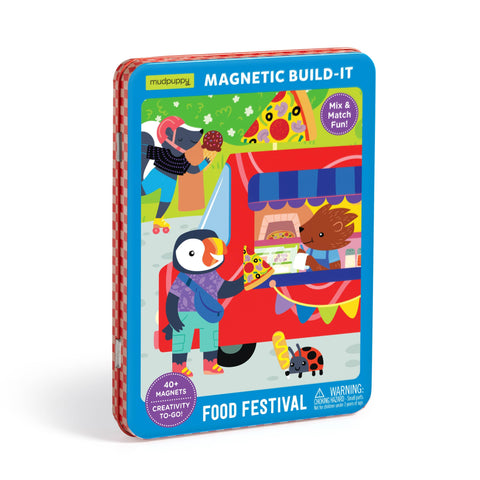 Food Truck Festival Magnetic Play Set - Mudpuppy