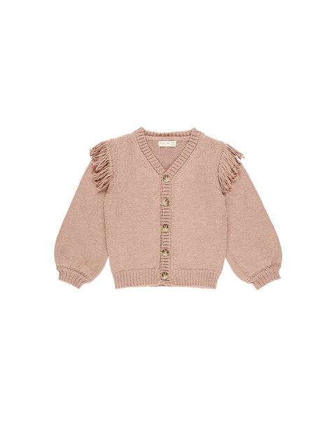 Fringe Cardigan | Rose - Rylee + Cru