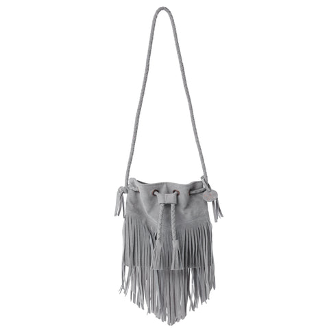 Fringe Crossbody Purse | Dusty Blue - Rylee + Cru