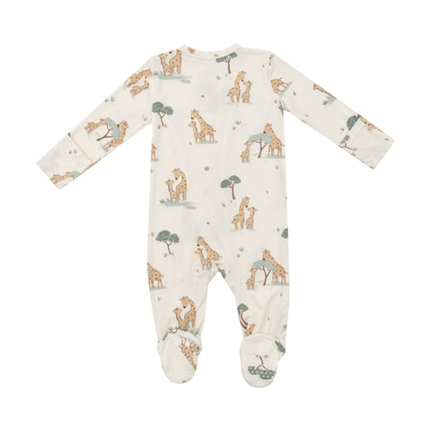 Giraffe Families 2 Way Zipper Footie - Angel Dear