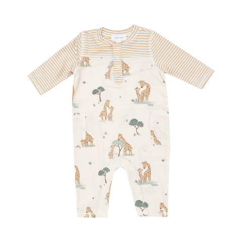 Giraffe Families Romper - Angel Dear