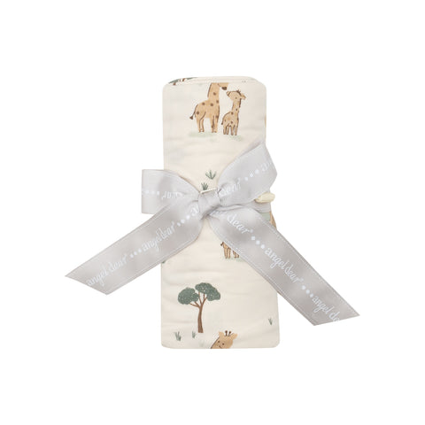 Giraffe Families Swaddle Blanket - Angel Dear