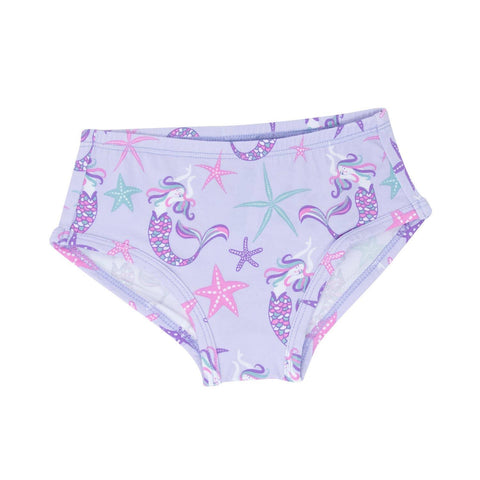 Girl's Underwear - Mermaid Purple - Sweet Bamboo