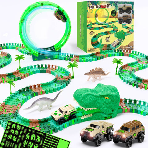 Glow in the Dark Dinosaur Racetrack - JitteryGit