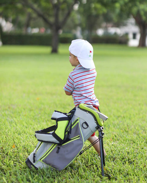 Golf Flag Baseball Hat - Bits & Bows