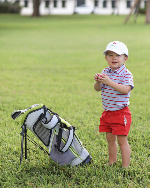 Golf Flag Baseball Hat - Bits & Bows