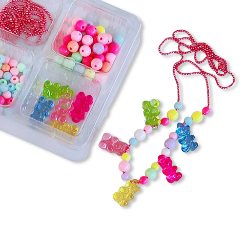 Gummy Bear Kids DIY Necklaces Craft Kit (Small) - POP CUTIE INC