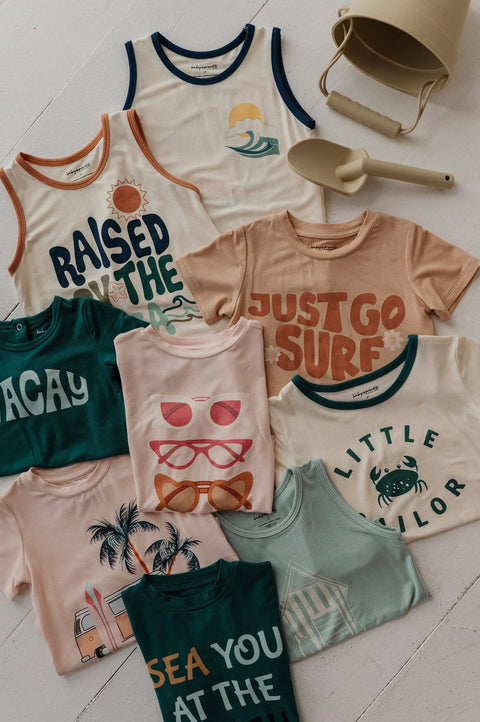 Happiness Comes in Waves Boy's Tank Top - Babysprouts