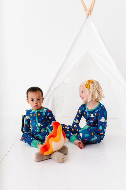 Happy Camper Baby Bamboo Pajamas - Kiki + Lulu