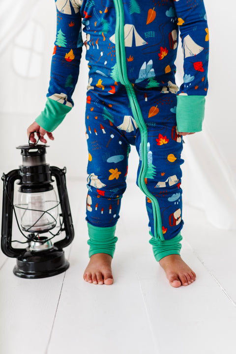 Happy Camper Baby Bamboo Pajamas - Kiki + Lulu