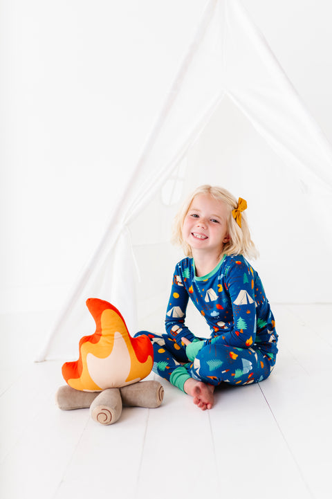 Happy Camper Kids Bamboo Pajamas - Kiki + Lulu