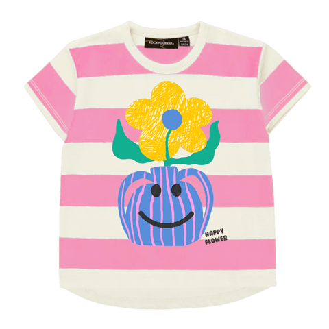 Happy Flowers T-Shirt - Rock Your Baby