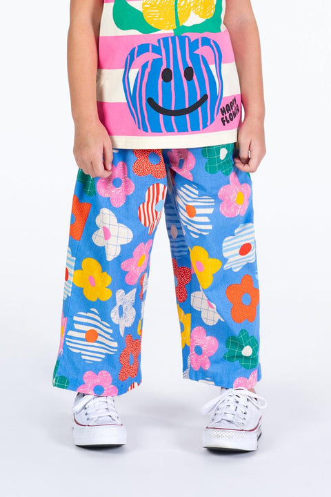 Happy Flowers Wide Leg Pants - Rock Your Baby