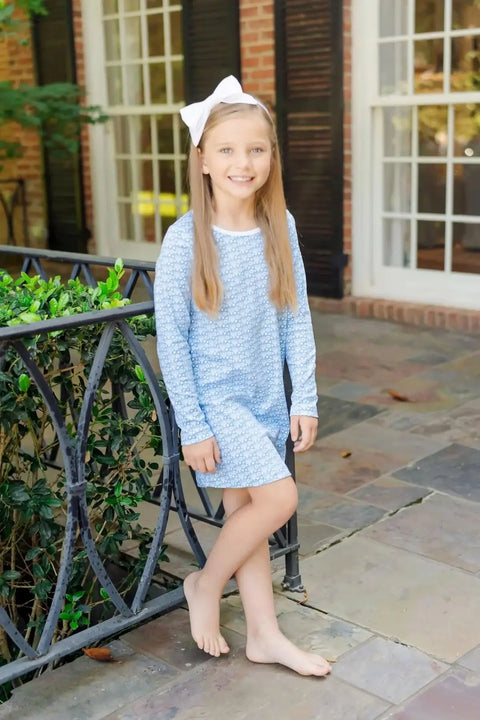 lila hayes blue dress Lizzy Girls' Dress