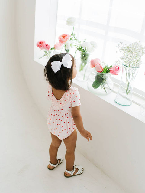 Harlow Romper in Sweetheart - Ollie Jay