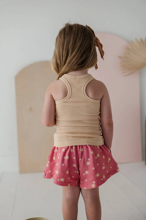 Hazelnut Ribbed Tank Top - Babysprouts