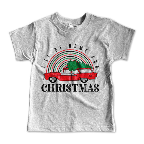 Home For Christmas Kids Tee Shirt - Rivet Apparel Co.