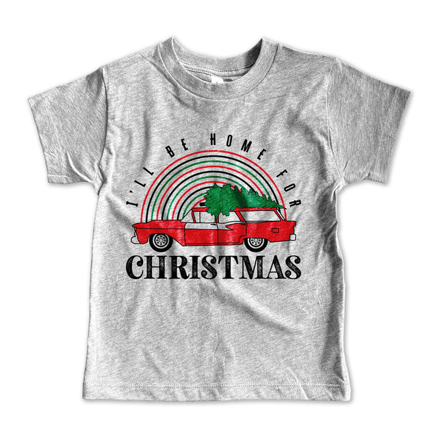 Rivet Apparel Co. Home For Christmas Kids Tee Shirt Butterbugboutique