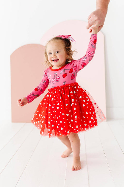 I Love You Cherry Much Tulle Dress - Kiki + Lulu