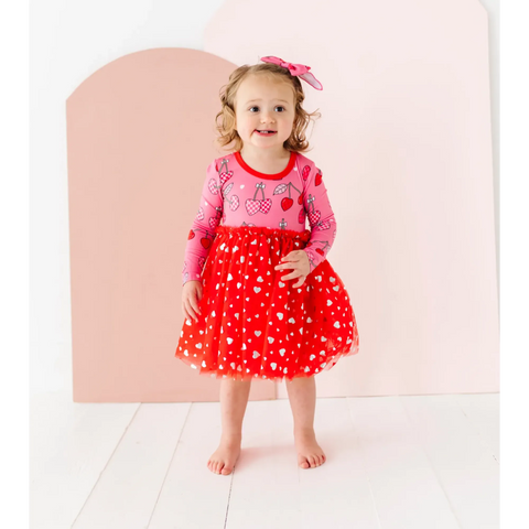 I Love You Cherry Much Tulle Dress - Kiki + Lulu