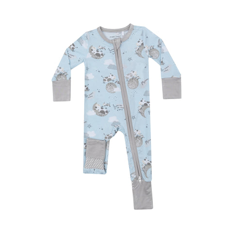 I Love You To The Moon Cows 2 Way Zipper Romper - Angel Dear