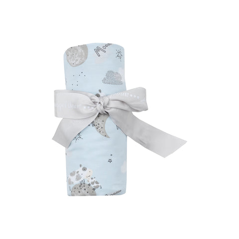 I Love You To The Moon Cows Swaddle Blanket - Angel Dear