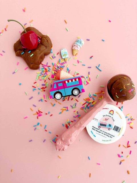 Ice Cream Truck Mini Play Dough-To-Go - Earth Grown KidDoughs