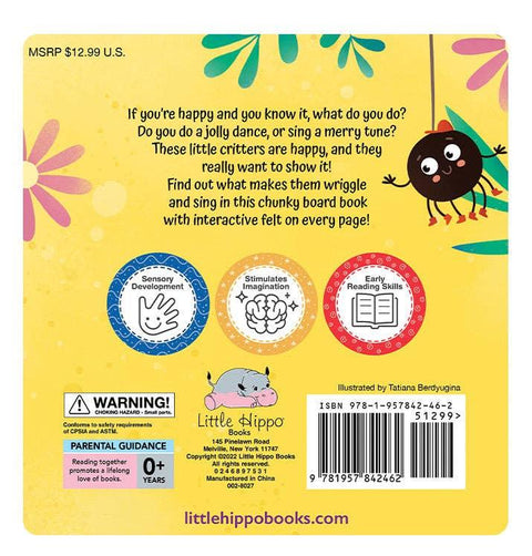 If You're Happy and You Know It Board Book - Little Hippo Books