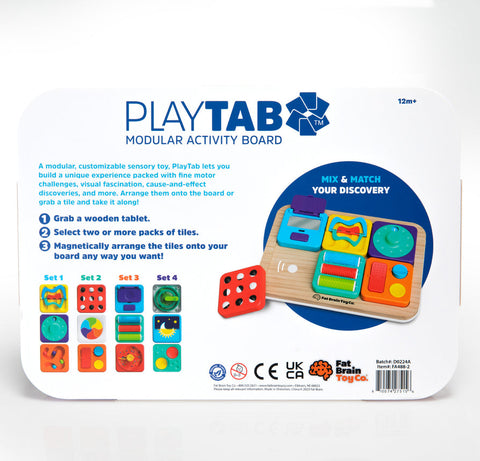 PlayTab Sensory Tile Set of 3