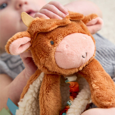 Itzy Friends Lovey™ Plush: Highland Cow - Itzy Ritzy