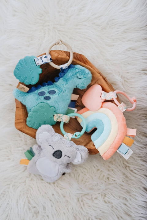 Itzy Pal™ Plush & Teether: Dinosaur - Itzy Ritzy