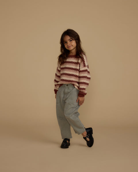 Jasper Pant | Light Washed Denim - Rylee + Cru