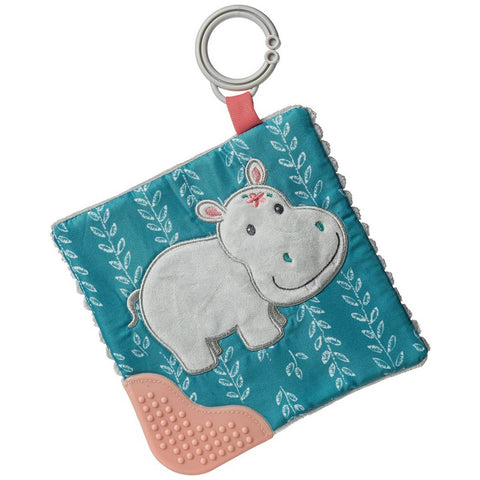 Jewel Hippo Crinkle Teether - Mary Meyer