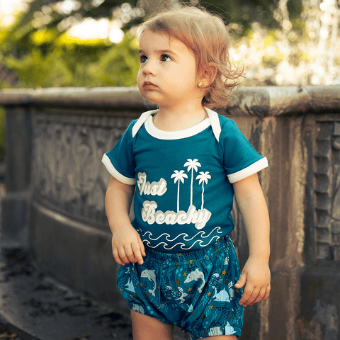 Just Beachy Bamboo Baby Onesie - Emerson and Friends