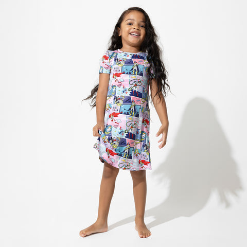 Justice League Heroines Bamboo Girls Dress - Bellabu Bear