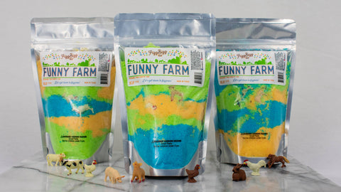 Kids Bath Salts: Funny Farm - Fizz Bizz LLC