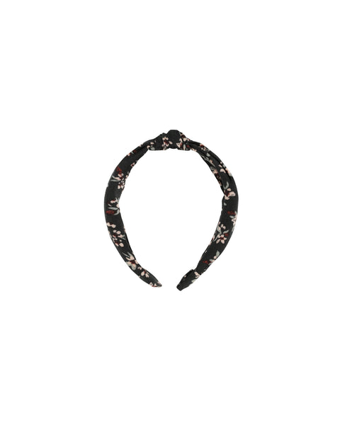 Knotted Headband | Dark Floral - Rylee + Cru