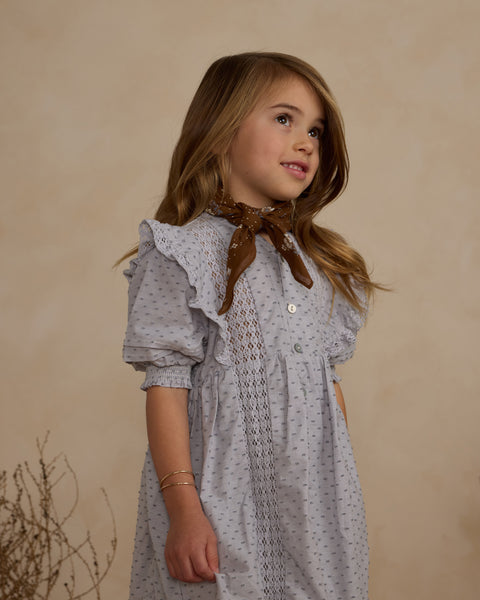 Lana Dress | Dusty Blue - Rylee + Cru