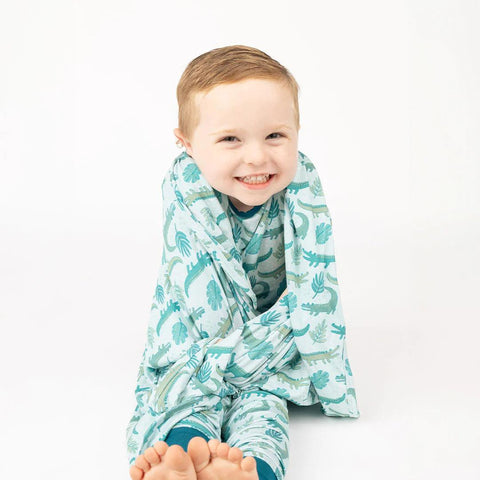 Later Alligator Kids Bamboo Pajama Set - Emerson and Friends