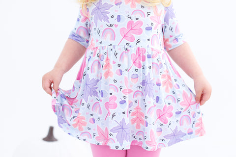 Laurel Birdie Peplum Set - Birdie Bean