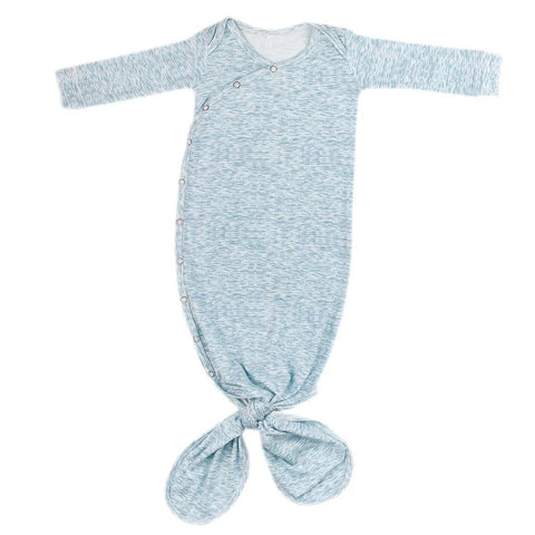 Lennon Newborn Knotted Gown - Copper Pearl